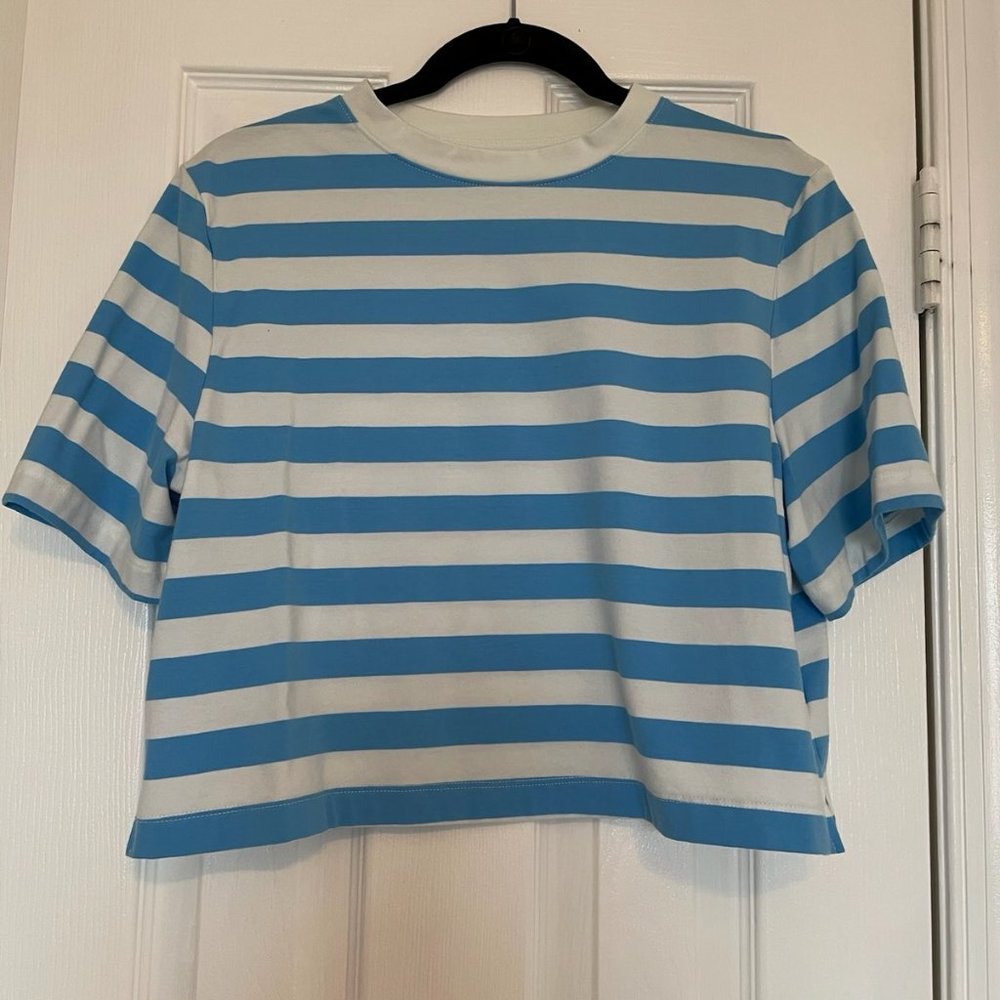 A New Day Short Sleeved Cropped Tee